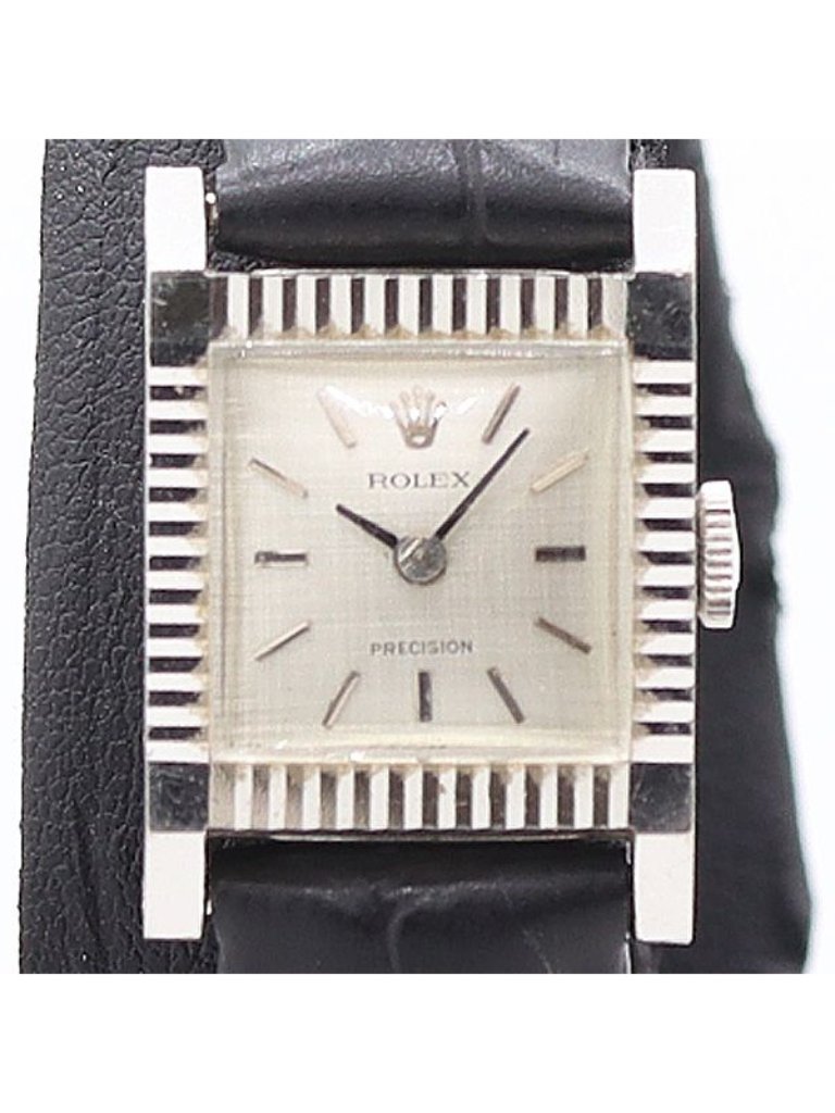 Rolex Precision Silver Dial Watch